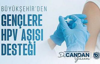 Tekirdağ Büyükşehir’den gençlere HPV aşısı desteği