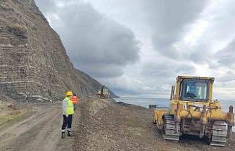 Tekirdağ’da heyelan: Yol kapatıldı