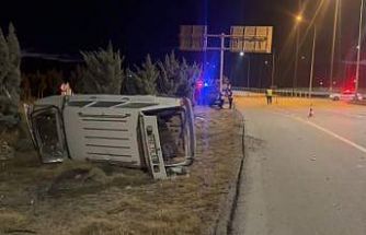 Tırla çarpışan otomobil sürücüsü ağır yaralandı