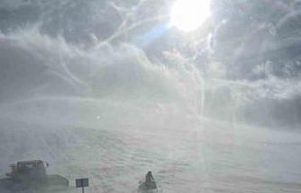 Trabzon’un yükseklerinde kar fırtınası etkili oluyor