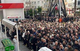 Trafik kazasında hayatını kaybeden muhtar, son yolculuğuna uğurlandı