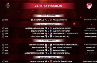 Trendyol 1. Lig’de 23-27. hafta programı açıklandı