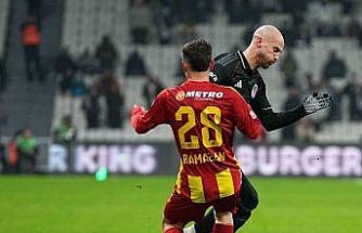 Trendyol Süper Lig: Beşiktaş: 0 - Kayserispor: 0 (İlk yarı)