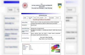 Tunceli için çığ uyarısı