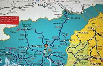 Tunceli’de yoğun kar yağışı nedeniyle birçok il yolu ulaşıma kapatıldı