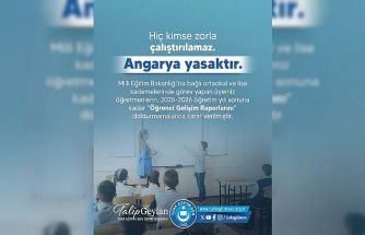 Türk Eğitim Sendikası: "Üyemiz öğretmenlerin, ‘Öğrenci Gelişim Raporlarını’ doldurmamalarına karar verilmiştir"