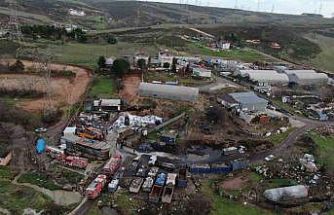 Tuzla’da geri dönüşüm deposunda yangın