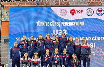 U23 Türkiye Kadınlar Güreş Şampiyonası sona erdi