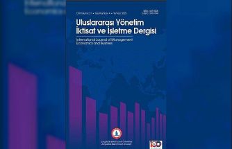 Uluslararası Yönetim İktisat ve İşletme Dergisi’nin yeni sayısı yayımlandı