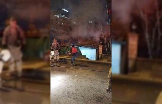 Ümraniye’de korkutan gecekondu yangını