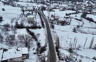 Uşak’ın yüksek kesimleri beyaza büründü