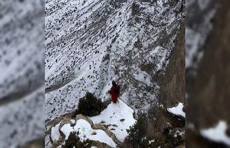 Uzundere semalarında nefes kesen atlayış