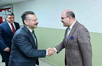 Vali Aksoy’dan veda ziyaretleri