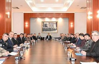 Vali Çiftçi başkanlığında ‘Palandöken’ zirvesi