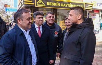 Vali Sözer, Söğüt’te esnaf ve vatandaşlar ile bir araya geldi