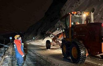 Van-Bitlis karayoluna çığ düştü