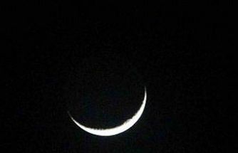 Van’da 2026’nın ilk hilal ay görsel şölen sundu