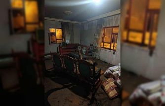 Van’da ev yangını