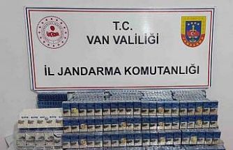 Van’da kaçak sigara ele geçirildi