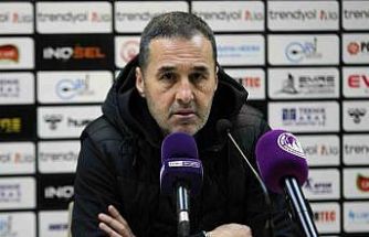 Yalçın Koşukavak: "Elimizden geldiğince yukarıların takımı olmak için mücadele ediyoruz"