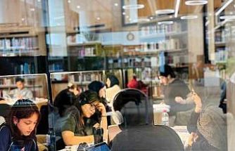 Yarıyıl tatilinde kütüphaneler gençlerin tek adresi haline geldi