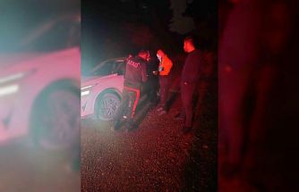 Yaylada mahsur kalan aile kurtarıldı