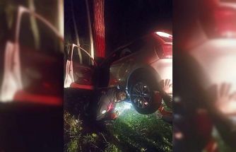 Yayladağı’nda trafik kazası: 1 yaralı