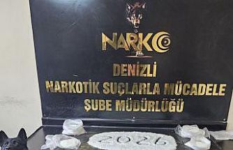 Yedek lastiğin içerisinden 4 kilo zehir çıktı