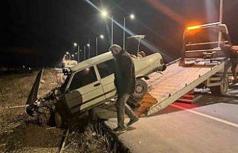 Yola fırlayan domuza çarpan otomobil sürücüsü hayatını kaybetti
