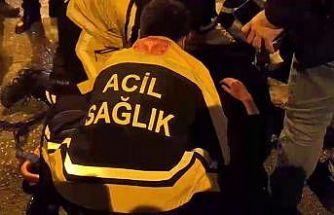 Yolda baygın bulunan kadın hastaneye kaldırıldı