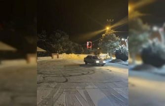 Yozgat’ta drift yapan sürücüye 58 bin lira ceza kesildi