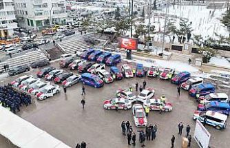 Yozgat’ta emniyet ve jandarmaya 54 yeni araç