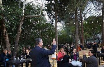 Yunusemre Emekli Kafe açılışının ilk gününde yoğun ilgi gördü