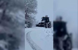 Zonguldak’ta kar yağışı nedeniyle 82 köy yolu ulaşıma kapandı