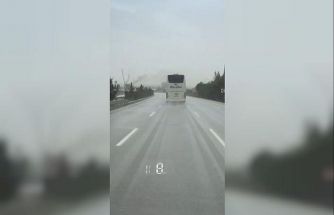 10 kişinin hayatını kaybettiği kazaya karışan firmanın bir başka otobüsü aynı güzergahta hız yaparken görüntülendi