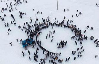 2 bin 400 rakımlı Aydıntepe Yaylası’nda kış festivali coşkusu