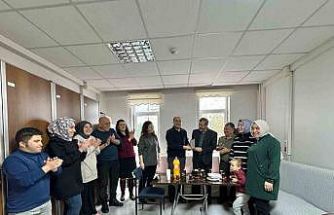 40 yıllık hizmete anlamlı veda