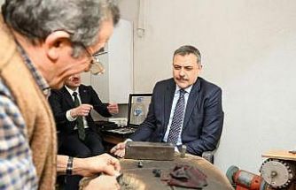 45 yıllık Oltu taşı ustası Hali Aydın’a vefa