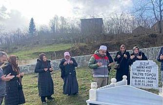 6 Şubat depreminde hayatını kaybeden Ordulu vatandaşlar, kabirleri başında anıldı