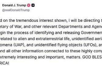 ABD Başkanı Trump’tan UFO hamlesi: "İlgili belgelerin erişime açılma sürecini başlatma talimatı vereceğim"