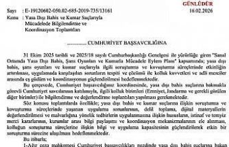 Adalet Bakanlığı’ndan 81 il başsavcılığına yasa dışı bahis yazısı