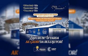AK Parti’den Erzurum’da her gün bin kişiye iftar yemeği
