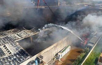 Akhisar’daki fabrika yangını kontrol altına alındı