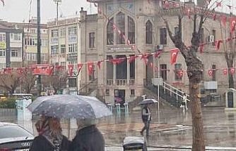 Aksaray’da şiddetli sağanak etkili oldu