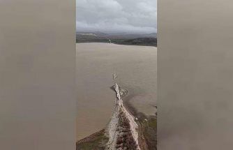 Alaçatı Kutlu Aktaş Barajı’nda su seviyesi yükseliyor