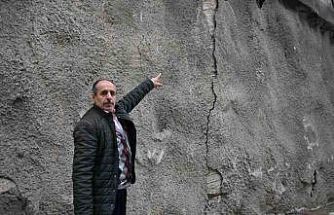 Alt geçidin beton bloklarındaki ayrılmalar tehlike oluşturuyor