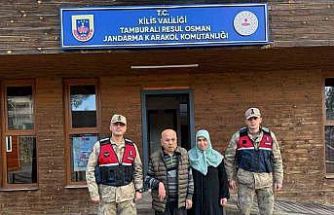 Alzheimer hastası yaşlı adam jandarma ekiplerince bulundu