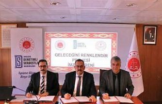 Amasya’da yükümlülerin topluma kazandırılması için uygulanacak 2 projede imza atıldı