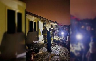 Antakya’da konteyner yangını