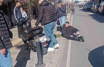Antalya’da 100 metre arayla motosikletlileri yola savuran iki kaza: 1 yaralı